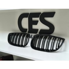 Ces Auto Bmw E92 (06-09) Uyumlu Pianoblack Çift Çıta Panjur Takımı Sıfır