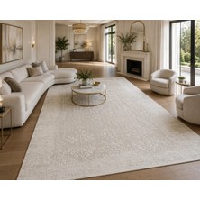 Luxess Halı Lima 1181 Krem Modern Akrilik Salon Halısı