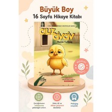 İcon Yayın Cılız Civciv - 16 Sayfa Eğitici Çocuk Hikaye Kitabı - Hediyeli