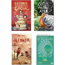 Timaş Çocuk 4-5-6.sınıf Okuma Büyümek Istemeyen Çocuk Gümüş Paltolu Ayı Ali Nazik Oz Büyücüsü 4 Kitap