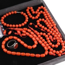 Lapisdo Yemen Zar Benzetme 45LIK + 33LÜK+33LÜK Bilekboy+Bileklik+Yüzük Tesbih Seti