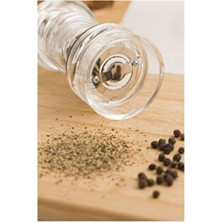 Empressco Akrilik Baharat ve Tuz Öğütücü, Porselen Değirmen, 14 cm