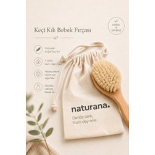 Naturana Doğal Keçi Kılı Bebek Saç Fırçası