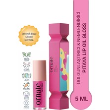 Ornate Pitaya Lip Oil Gloss Dolgunlaştırıcı Efekt Nemlendirici, Parlatıcı Simli Dudak Yağı Pitaya 5 ml