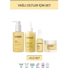 Yağlı Ciltler Için Cilt Bakım Seti