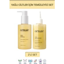 Yağlı Ciltler Için Aha Bha Içeren Arındırıcı, Temizleyici 2'li Set