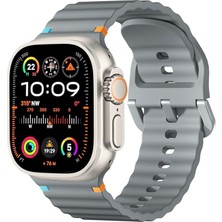 Nettech Apple Watch Series 10 46 mm Uyumlu Silikon Kordon