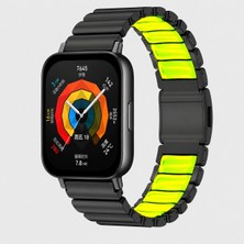 Dexmon Redmi Watch 5 Active / Redmi Watch 5 Lite Uyumlu 22MM Çift Renk Paslanmaz Metal Kordon Kayış