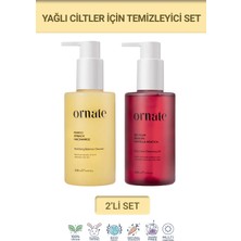 Yağlı Ciltler Için Makyajı Temizlerken Yağ Görünümünü Azaltmayı Hedefleyen Temizleyici Set