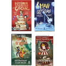 Timaş Çocuk 4-5-6.sınıf Okuma Büyümek Istemeyen Çocuk Mavi Gezegende Neler Oluyor Macera Ekspresi Alice Harikalar Diyarında 4 Kitap