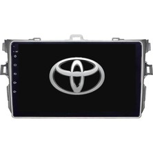 OEM Toyota Corolla (Izgarasız Çerçeve) Android Multimedya Sistemi 4-64 Cadence R18 (2007-2013) Ön Kayıt Kamera Hediyeli