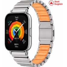 Dexmon Redmi Watch 5 Active / Redmi Watch 5 Lite Uyumlu 22MM Çift Renk Paslanmaz Metal Kordon Kayış