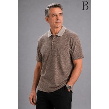 BURSPA Rahat Kesim Yakalı Cepli Erkek Baba Yazlık T-Shirt
