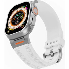 Nettech Apple Watch Series 10 46 mm Uyumlu Silikon Kordon