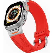 Nettech Apple Watch Series 10 46 mm Uyumlu Silikon Kordon