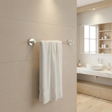Riya Home Ev & Dekorasyon Krom Uzun Havluluk Paslanmaz