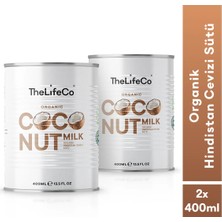 TheLifeCo Hindistan Cevizi Sütü 400 ml x 2 Adet