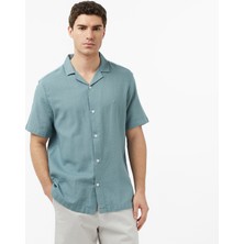 Nautica Erkek Yeşil Regular Fit Kısa Kollu Gömlek
