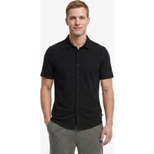 Nautica Regular Fit Erkek Siyah Gömlek