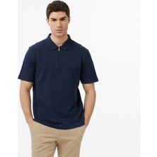 Nautica Erkek Lacivert Regular Fit Çizgili Polo Yaka T-Shirt