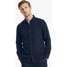 Nautica Erkek Lacivert Regular Fit Gömlek