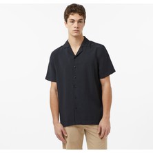 Nautica Erkek Siyah Regular Fit Kısa Kollu Gömlek