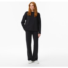 Nautica Kadın Siyah Regular Fit Eşofman Altı