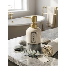 Le Paon Porselen Sıvı Sabunluk - Lüks Banyo ve Mutfak Sabunluk - 350 ml