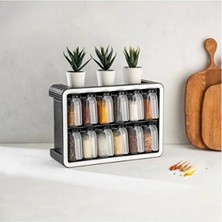 Empressco 12'li Baharat Takımı, Kaşıklı, Renkli ve Şık Tasarım