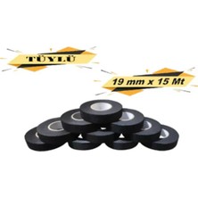 Point 10 Adet Bez Bant Tüylü Yanmaz Kumaş Kablo Sarma Bantı 19MM 15MT