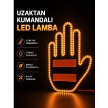 Nilavia LED Işık El Işareti Araç Camı Için Uzaktan Kumandalı - AL002A-62W317