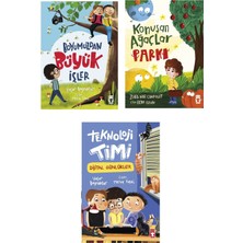 Timaş Çocuk 3-4-5.sınıf Okuma Boyumuzdan Büyük Işler Konuşan Ağaçlar Parkı Teknoloji Timi Digital Günlükler 3 Kitap Set