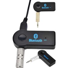 Bluetooth Araç Kiti Aux Çıkışlı  Telefon Müzik Alıcı Tüm Cihazlara Uyumlu