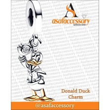 Donald Duck Charm / Gümüş. Kaplama