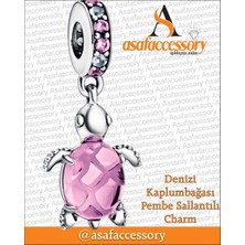 Pembe Kaplumbağa Charm Asafaccessory