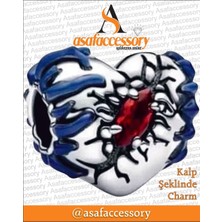 Stranger Things Kalp Charm Asafaccessory Mavi