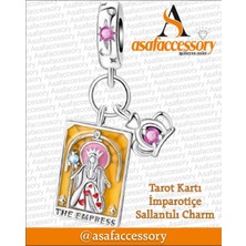 Tarot Kartı Imparatoriçe Charm / Asafaccessory Gümüş