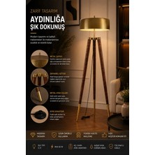 Lumexx Stil Ceviz Lambader Eskitme Büyük Retro 8 Başlıklı