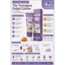 Petcura Anti-Hairball Kedi Malt Macunu 100 gr (Tüy Yumağı Önleyici ve Sindirim Destekleyici)