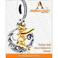 Tinkerbell Gece Charm Gümüş