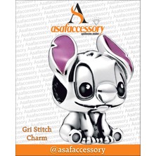 Stitch Charm Gümüş Kaplama