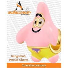 Süngerbob Patrick Charm Gümüş Kaplama