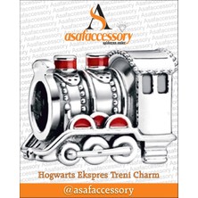 Hogwarts Express Tren Harry Potter Charm Gümüş