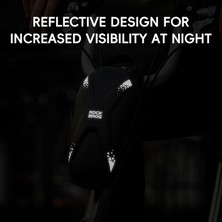 Rockbros 1.3l Elektrikli Scooter Gidon Çantası - 200G Ultra Hafif Sert Kabuk Su Geçirmez Reflektörlü