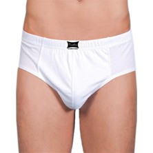 Tutku Erkek Slip Külot Beyaz 6 Lı Paket