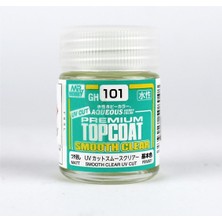 Mr.hobby GH-101 18 Ml. Mr.premium Son Kat Mat Vernik, Smooth Clear Uv Cut, Mr.color Serisi Model Boyası
