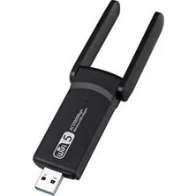 Pukotech PKT-1300 AC1300 Mbps Dual Band USB 3.0 Adaptör Kablosuz Wifi Alıcı