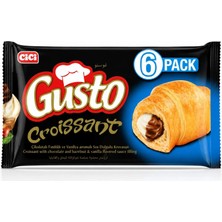 Cici Gusto Kruvasan Çikolata Vanilyalı 45 gr. 6 Adet (1 Kutu)