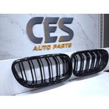 Ces Auto Bmw 3 Serisi E90 LCI Uyumlu Çift Çıta Panjur Böbrek Takımı Sıfır