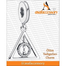 Harry Potter Ölüm Yadigarları Charm Gümüş Kaplama